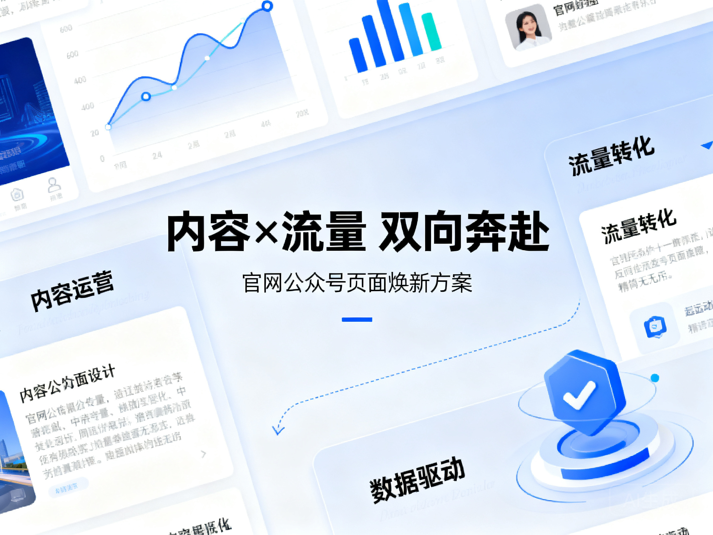 让内容与流量实现双向奔赴 官网公众号的配套页面该如何焕新