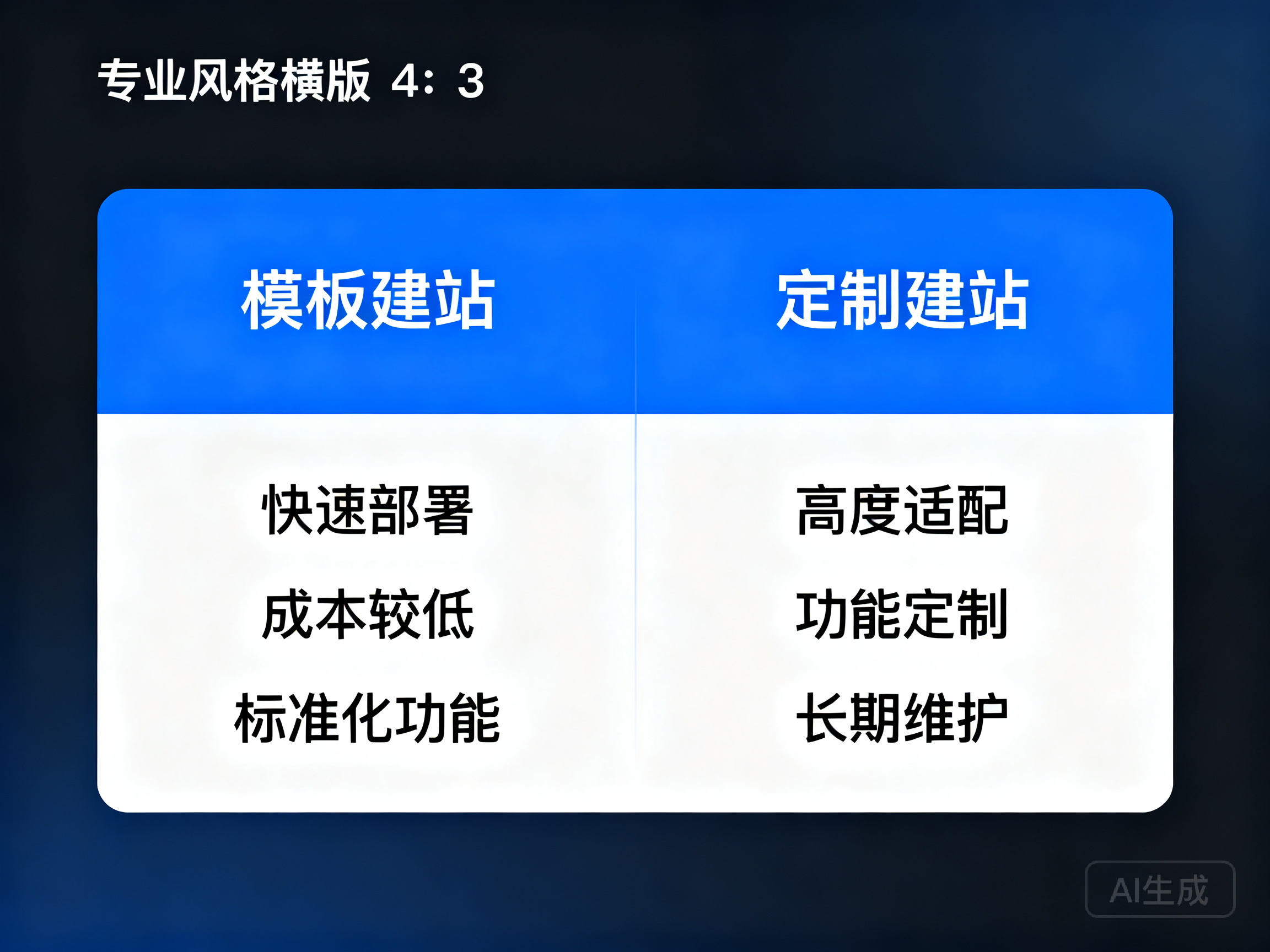 建站选模板还是定制？看完这几点你就懂了